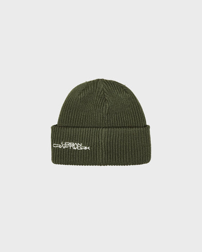 Noforty Project Beanie Hat Tuckle Olive