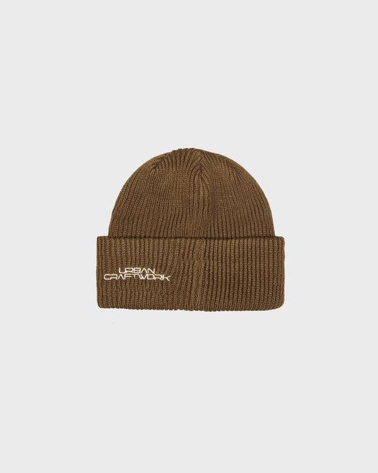 Noforty Project Beanie Hat Tuckle Brown