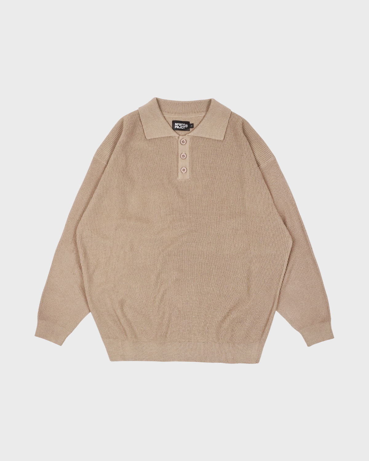 Noforty Project Loose Knit Sweater Katou Brown