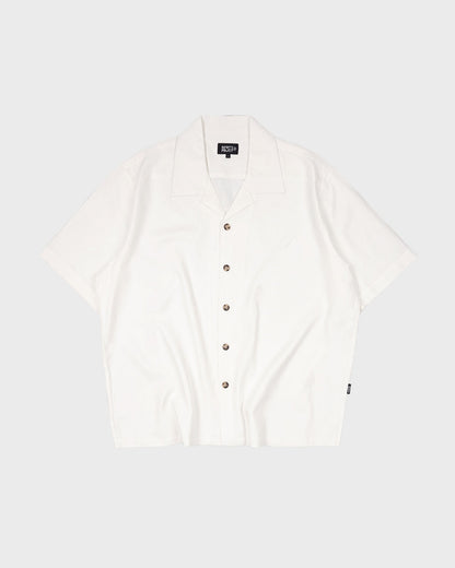 Noforty Oversize Shirt Linen Zumi White