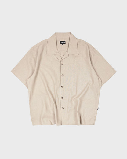 Noforty Oversize Shirt Linen Zumi Brown