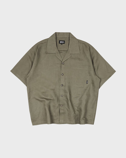 Noforty Oversize Shirt Linen Sora Olive