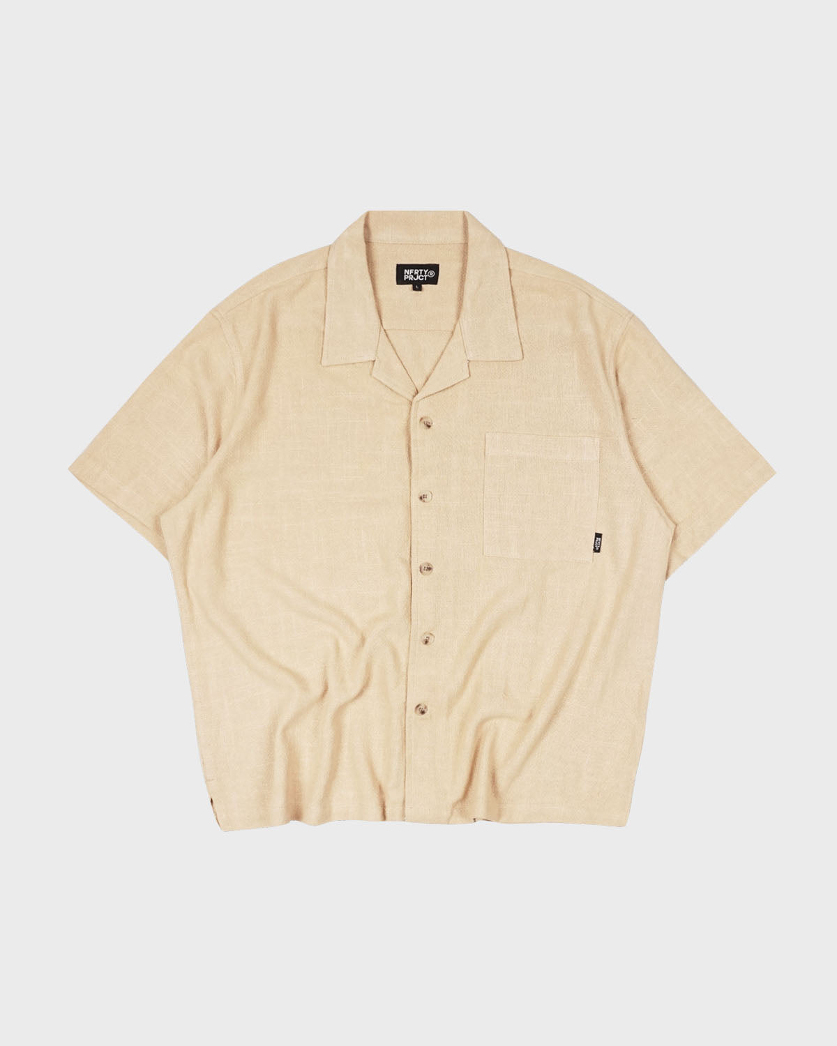 Noforty Oversize Shirt Linen Sora Khaki