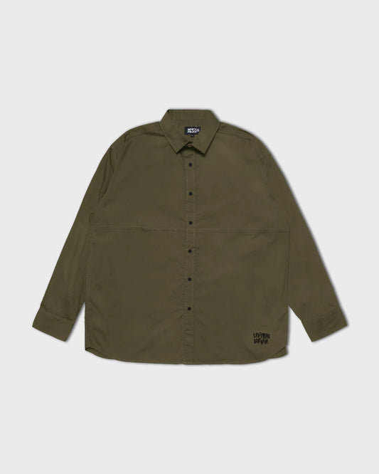 Noforty Kemeja Oversize Long Sleeve Ferde Olive