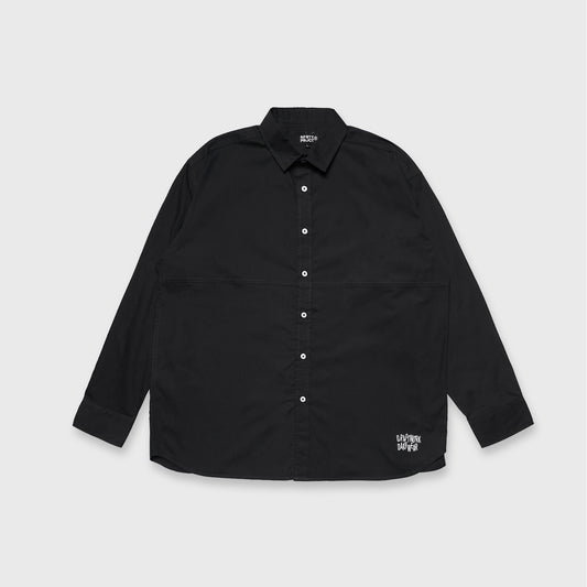 Noforty Kemeja Oversize Long Sleeve Ferde Black