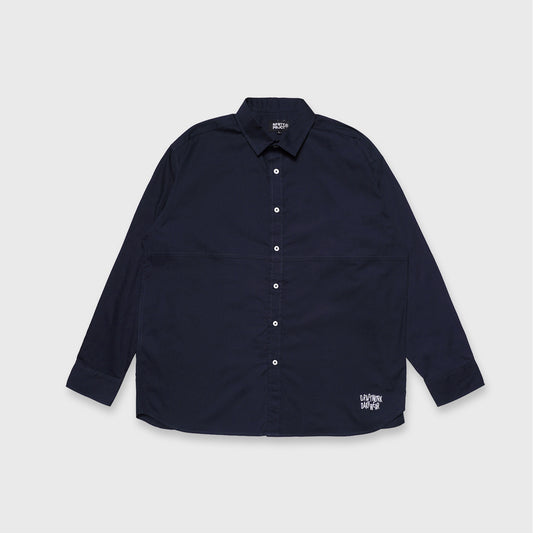 Noforty Kemeja Oversize Long Sleeve Ferde Navy