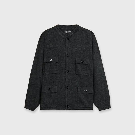 Noforty Project Oversize Jacket Ivory Dark Grey