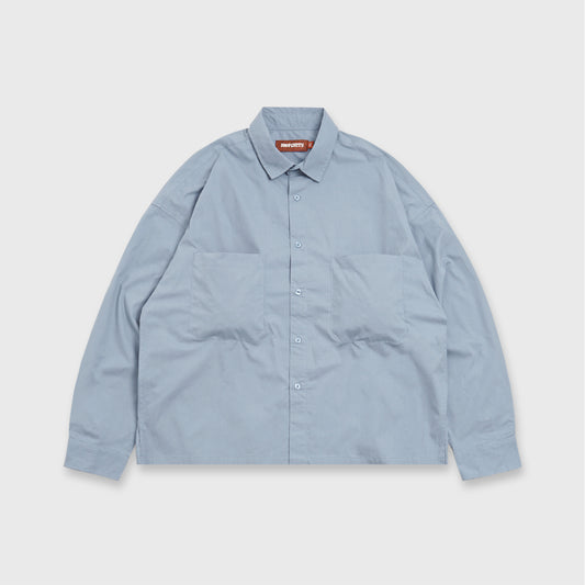 Noforty Project Oversize Boxy Long Shirt Lauren