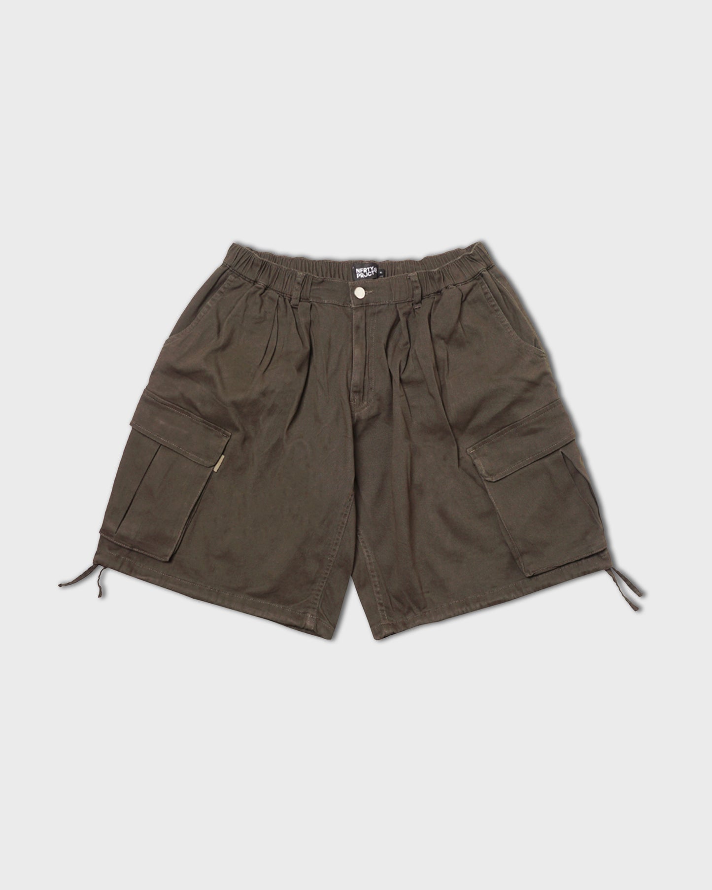 Noforty Tappin Cargo WIDE PANTS dark green