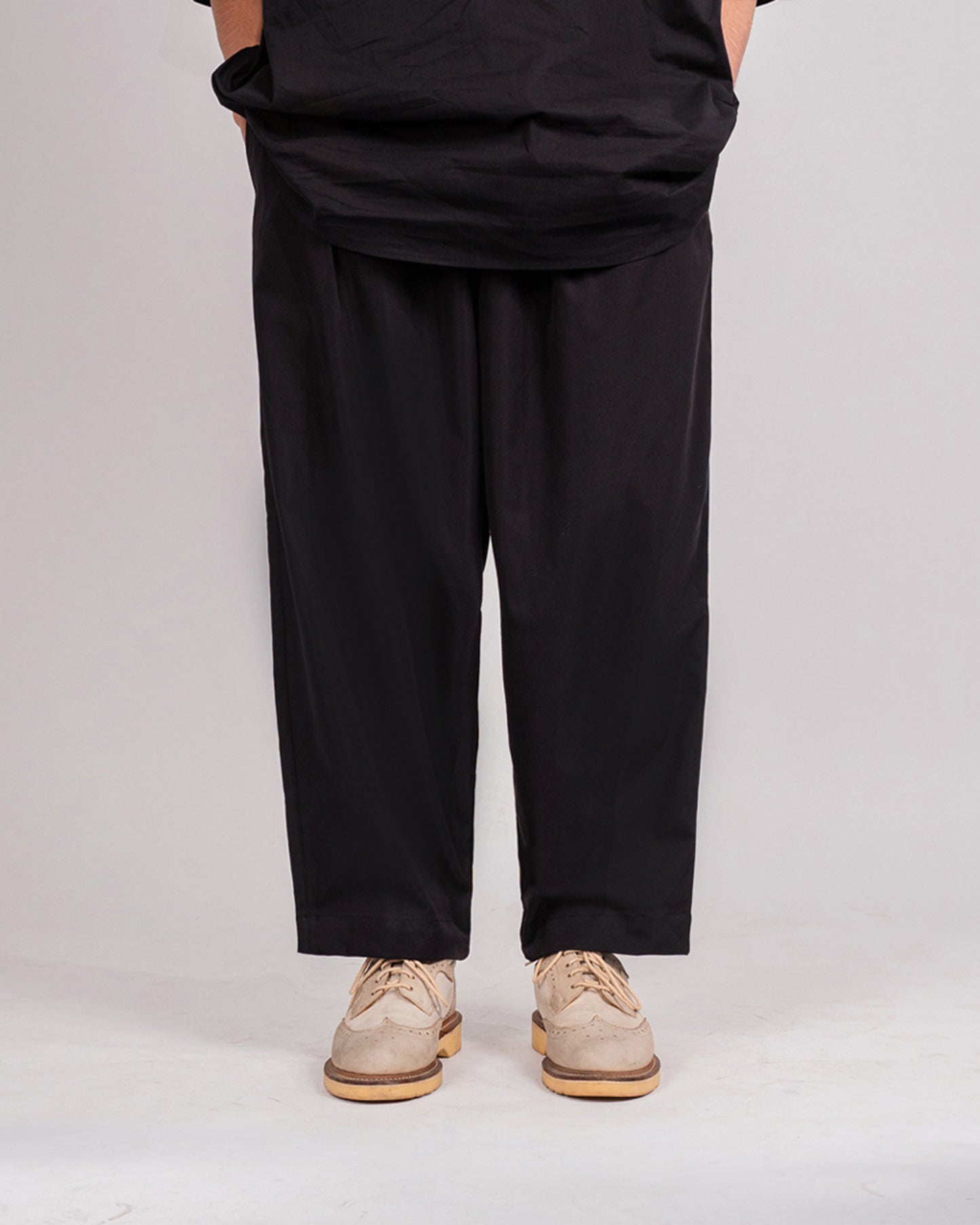 Noforty Project Long Baggy Pants Yuji Black