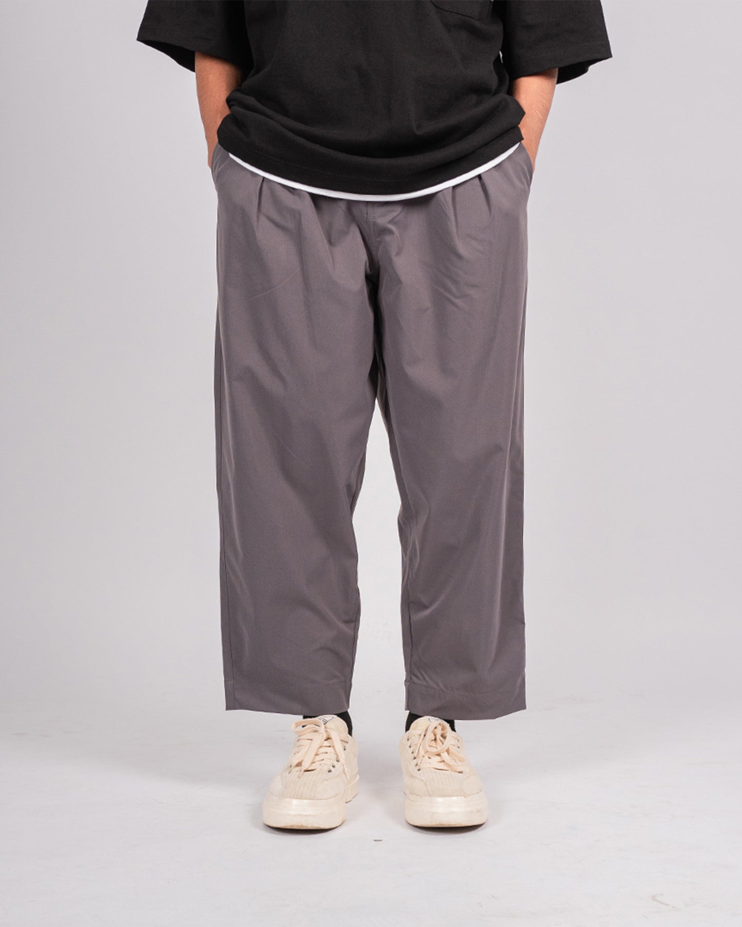 Noforty Project Long Baggy Pants Yuji Grey