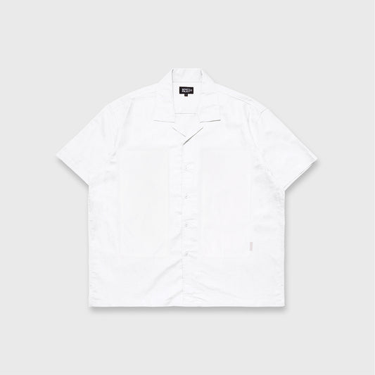 Kemeja Bowling Oversize Yaba Shirt White