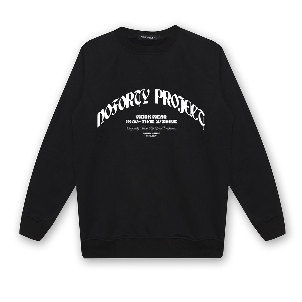 Noforty Sweater Crewneck Dissent Black