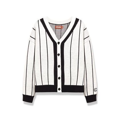 Noforty Project Oversize Knittwear Cardigan Huper White