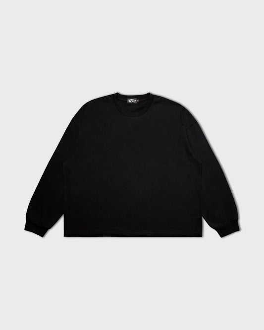 Noforty Amore Oversize Long Sleeve 16s Cotton ( Black )