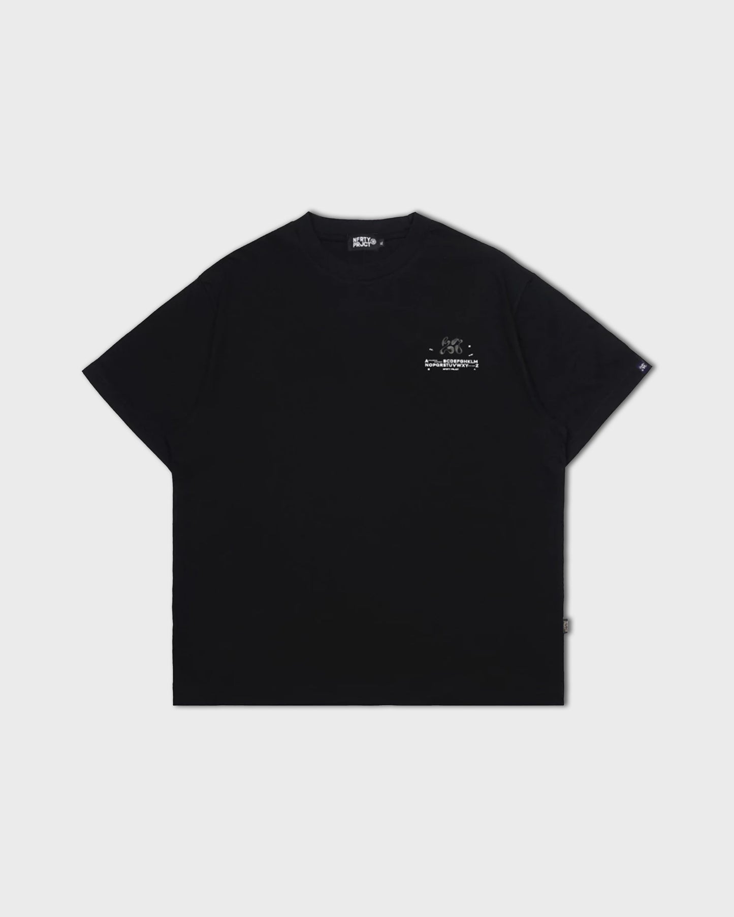 Noforty Oversize Tshirt Black Arial