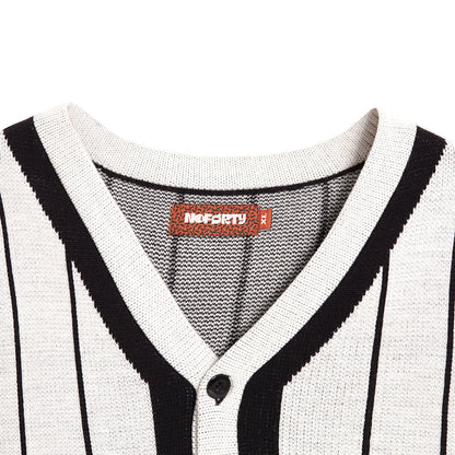 Noforty Project Oversize Knittwear Cardigan Huper White