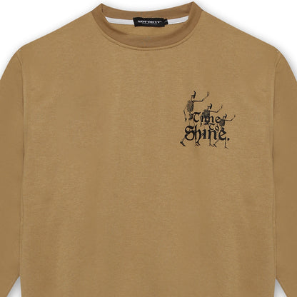 Noforty Sweater Crewneck Shine Khaki