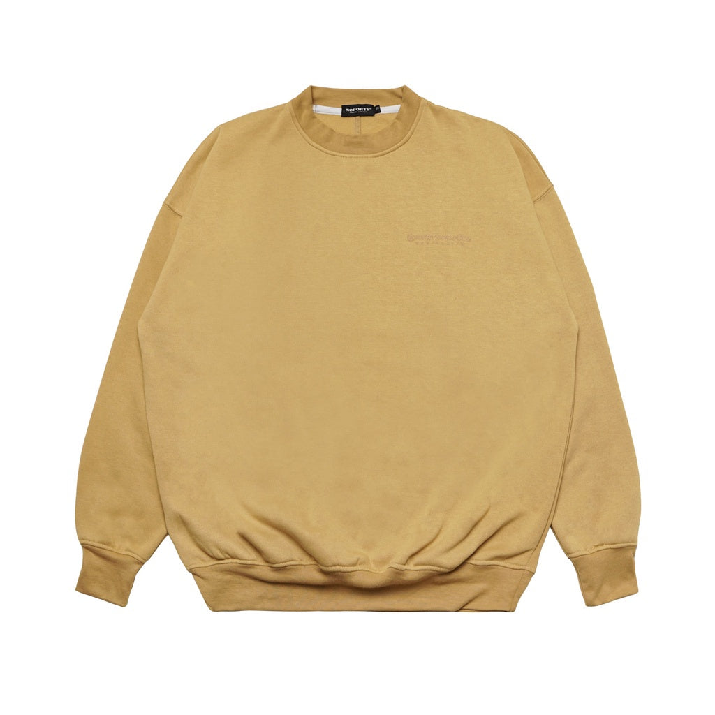 Noforty Sweater Crewneck Oversize Country Khaki