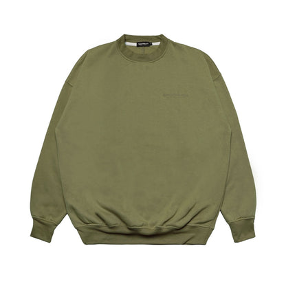 Noforty Sweater Crewneck Oversize Country Olive