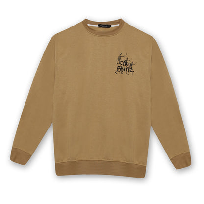 Noforty Sweater Crewneck Shine Khaki