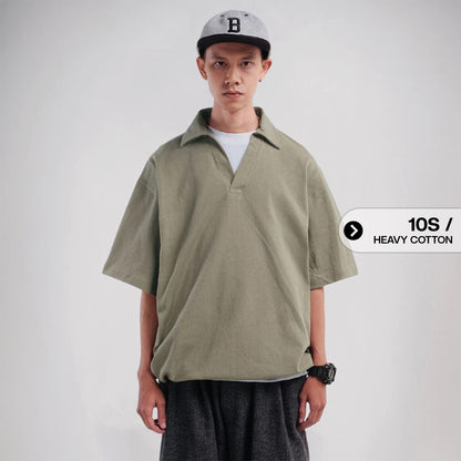 Noforty Project Oversize Poloshirt Luminer Olive