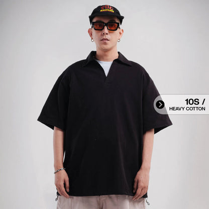 Noforty Project Oversize Poloshirt Luminer Black