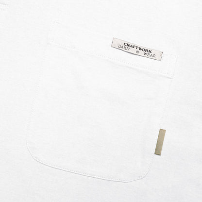 NOFORTY OVERSIZE POLOSHIRT 16s NORI white