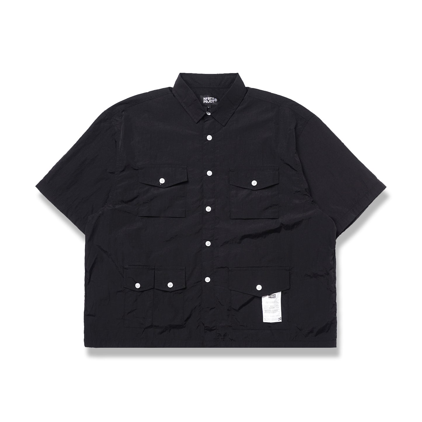 Noforty Project Oversize Short Shirt Ginza Black