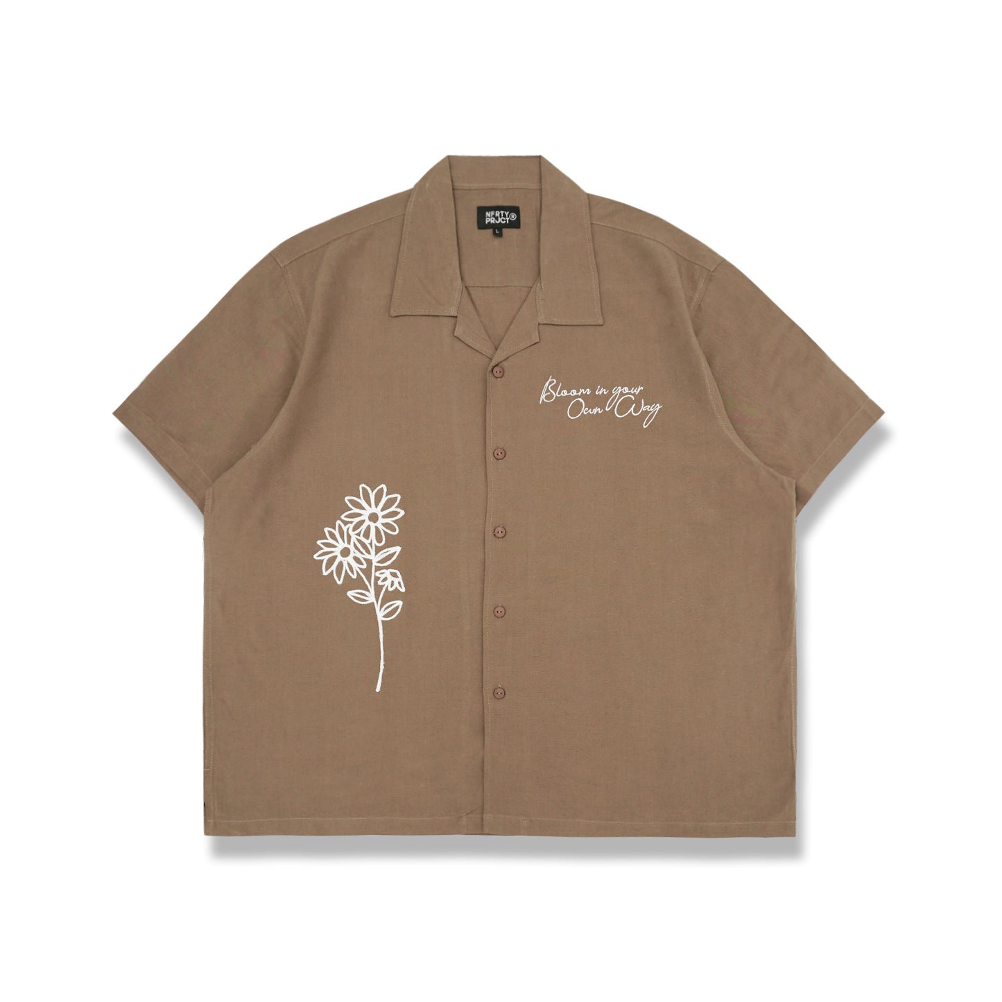 Noforty Project Oversize Short Shirt Gora Brown