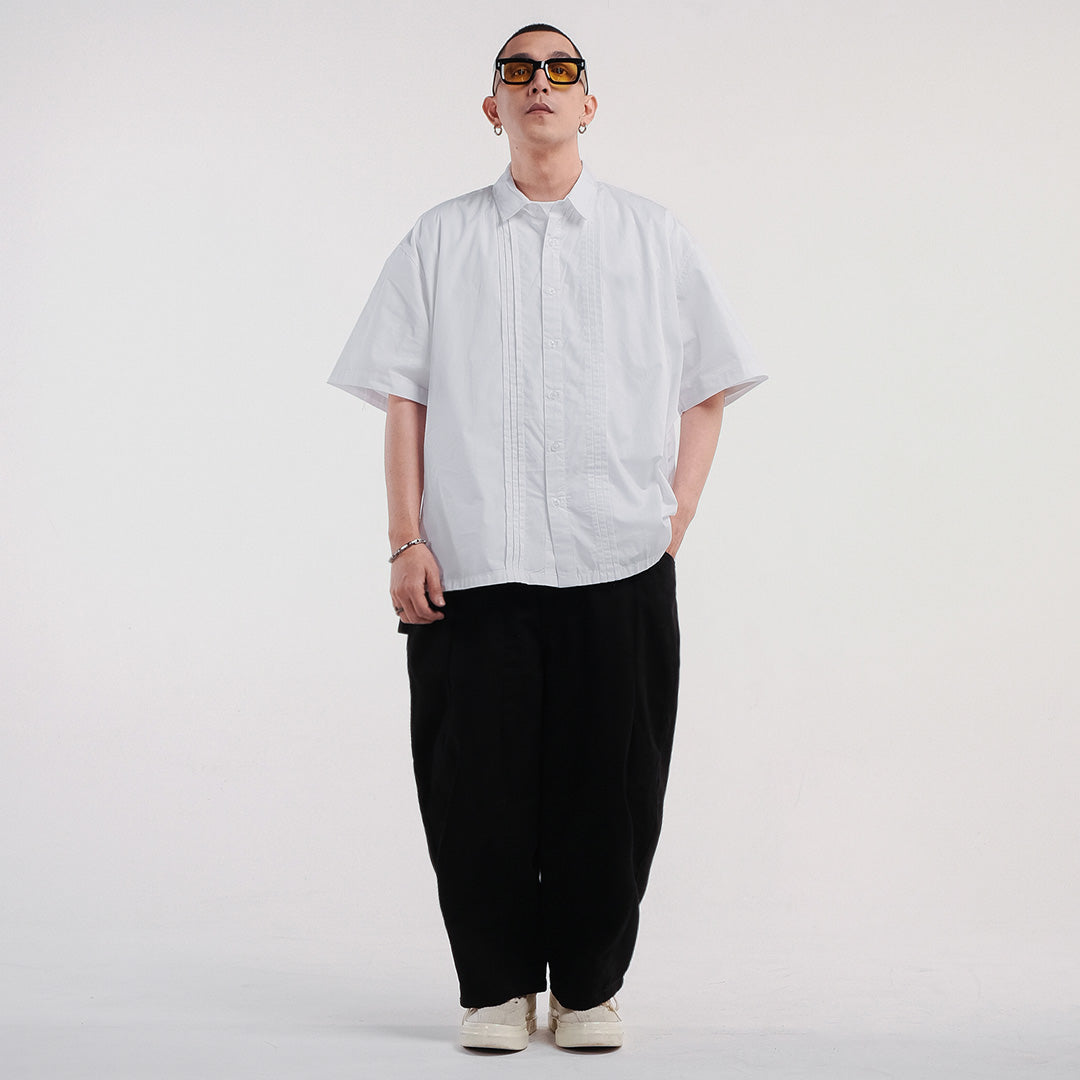 Noforty Project Oversize Short Shirt Radian White