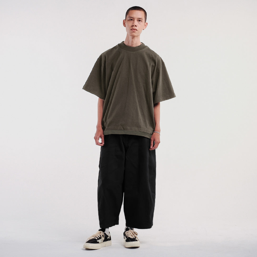 Noforty Project Oversize Tshirt Oblique Khaki