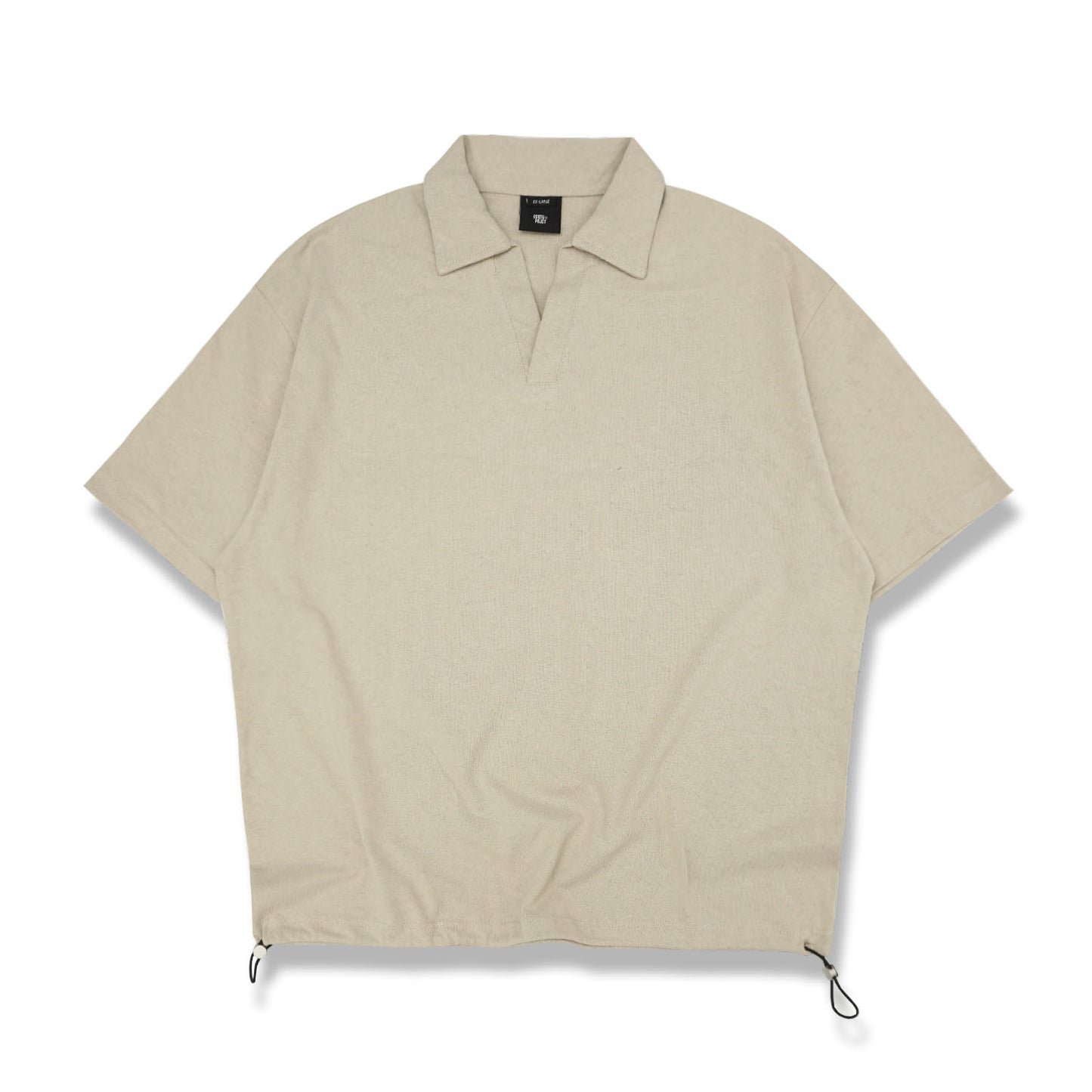 Noforty Project Oversize Poloshirt Luminer Beidge