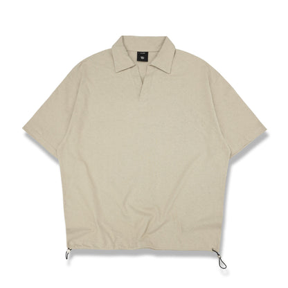 Noforty Project Oversize Poloshirt Luminer Beidge