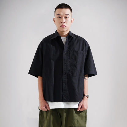 Noforty Project Oversize Short Shirt Kaza Black