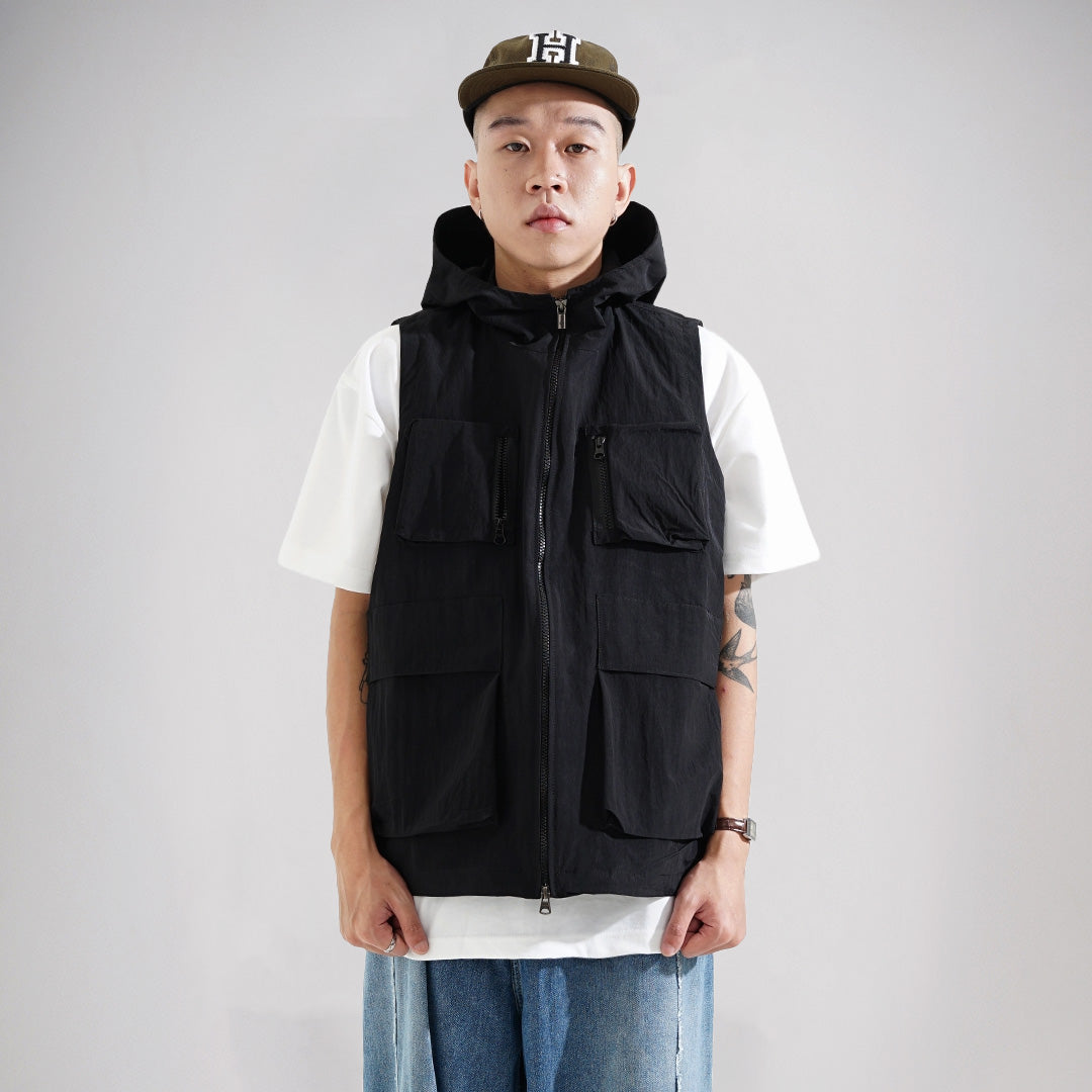 Noforty Project Nylon Vest Orion Black