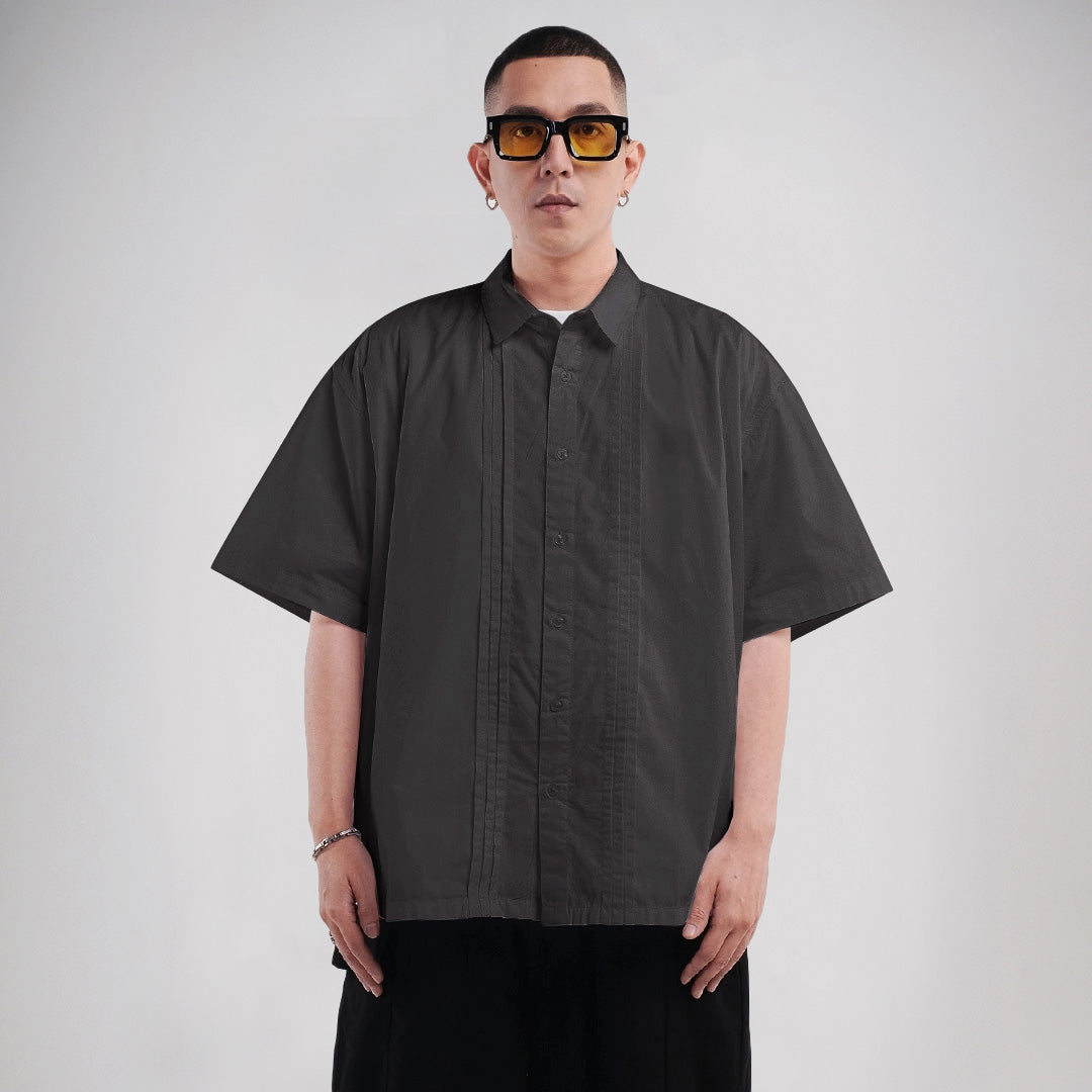 Noforty Project Oversize Short Shirt Radian Grey