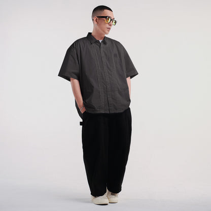 Noforty Project Oversize Short Shirt Radian Grey