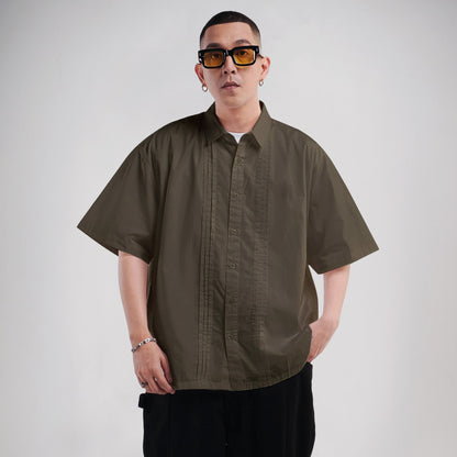 Noforty Project Oversize Short Shirt Radian Olive