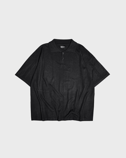 Noforty Project Polo Rajut Ukuran Besar Declan Hitam