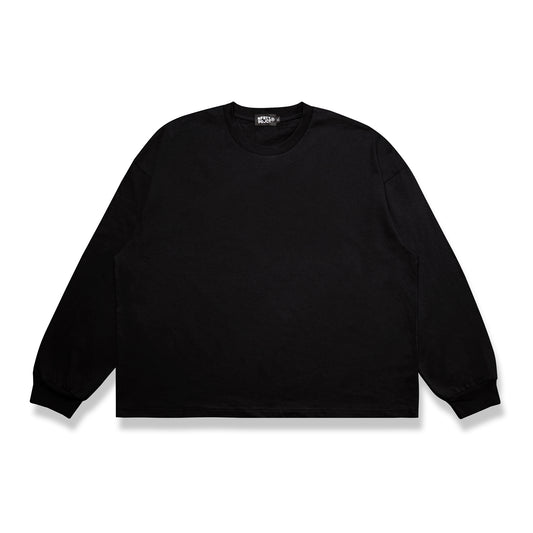 Noforty Amore Oversize Lengan Panjang 16s Katun (Hitam)