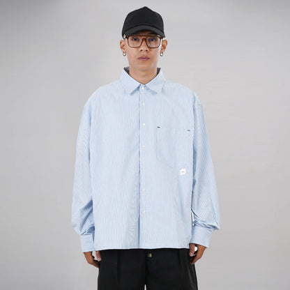 Noforty Project Oversize Stripe Long Shirt Reedem