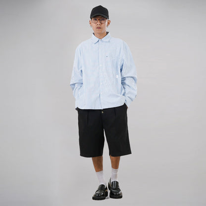 Noforty Project Oversize Stripe Long Shirt Reedem
