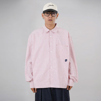 Noforty Project Oversize Stripe Long Shirt Reedem