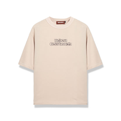 Noforty Project Oversize Short Shirt Triff Cream