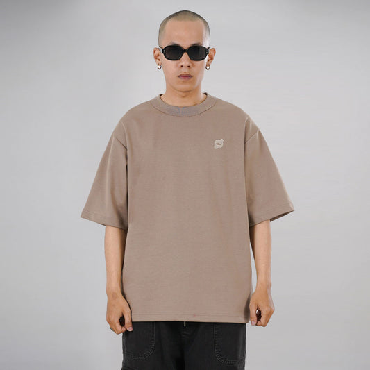 Noforty Project Oversize Tshirt Triff Brown