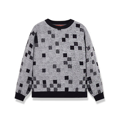Noforty Project Oversize Knittwear Crewneck Oreo Grey