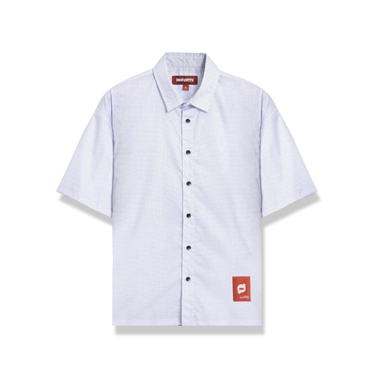 Noforty Project Oversize Boxy Short Shirt Nikola White
