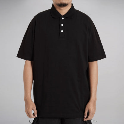 Noforty Project Oversize Short Poloshirt Surca Black