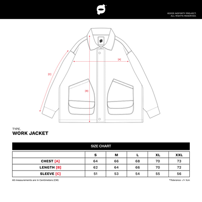 Noforty Project Oversize Jacket Enigma Army
